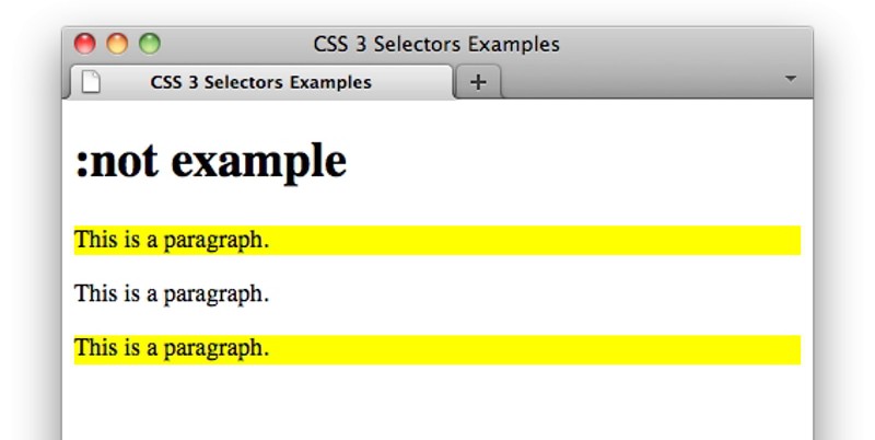 CSS Selector Class