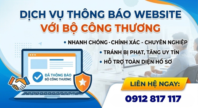 Dịch vụ đăng ký website với Bộ Công Thương giá rẻ Dịch vụ đăng ký website với Bộ Công Thương giá rẻ
