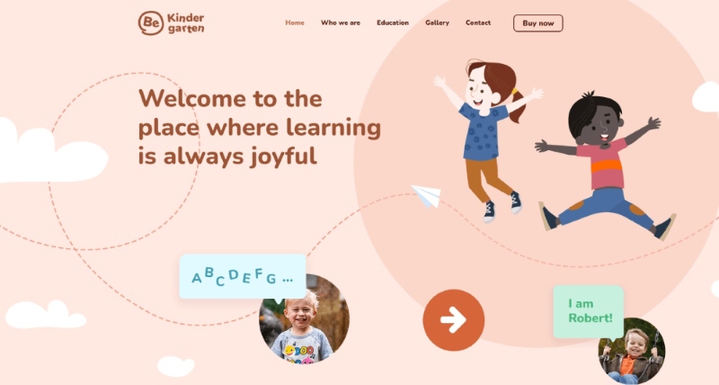 Dịch vụ làm website nhà trẻ