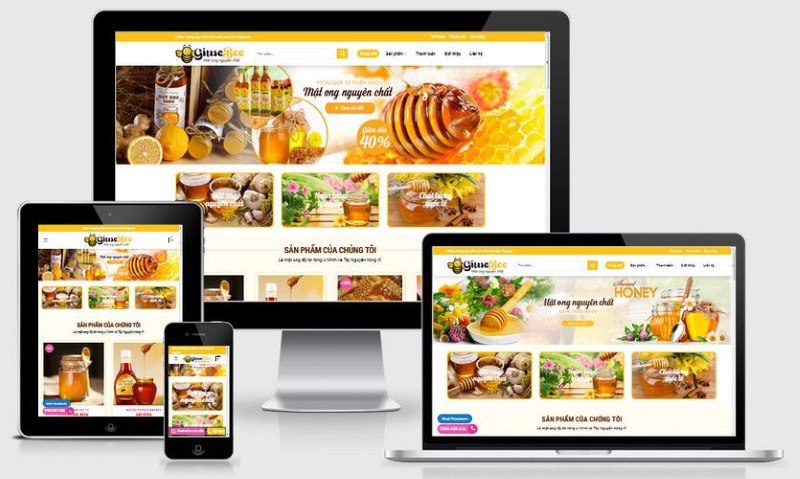 Dịch vụ thiết kế web bán đặc sản