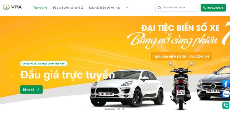 Dịch vụ thiết kế website đấu giá