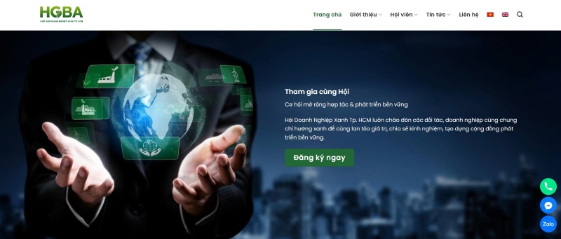 Dịch vụ thiết kế website hiệp hội