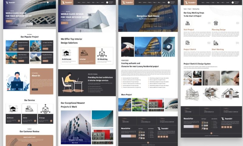 Dịch vụ thiết kế website kiến trúc giá rẻ