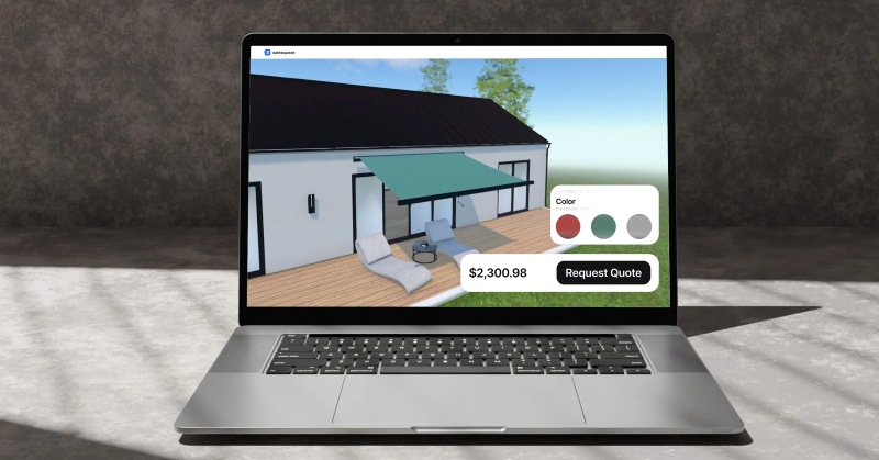 Dịch vụ thiết kế website mái hiên di động