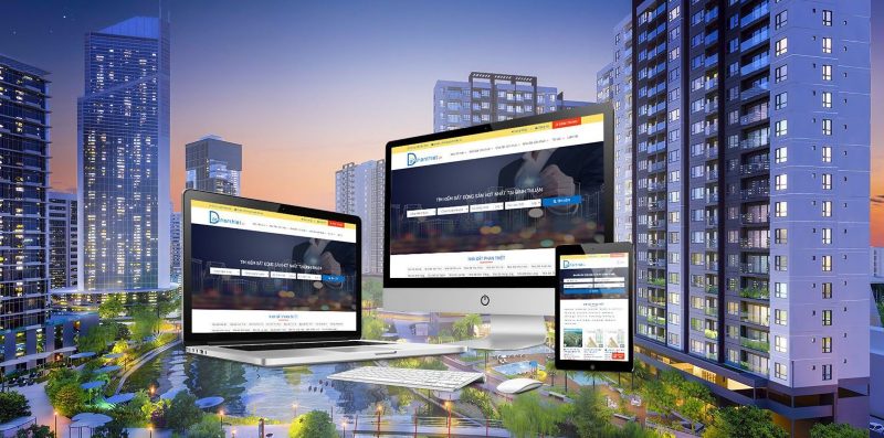 Dịch vụ thiết kế website nhà đất đẹp Dịch vụ thiết kế website nhà đất đẹp