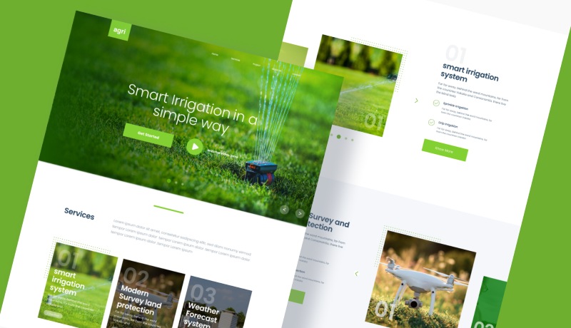 Dịch vụ thiết kế website nông nghiệp
