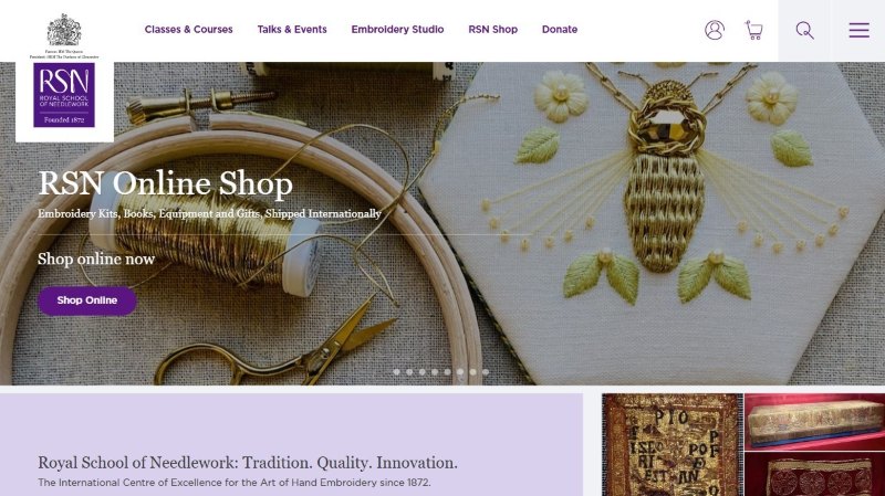 Dịch vụ thiết kế website tranh thêu