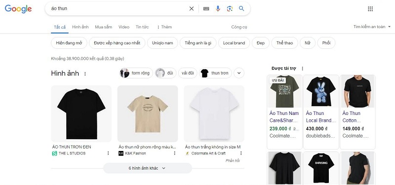 Định nghĩa Google Shopping