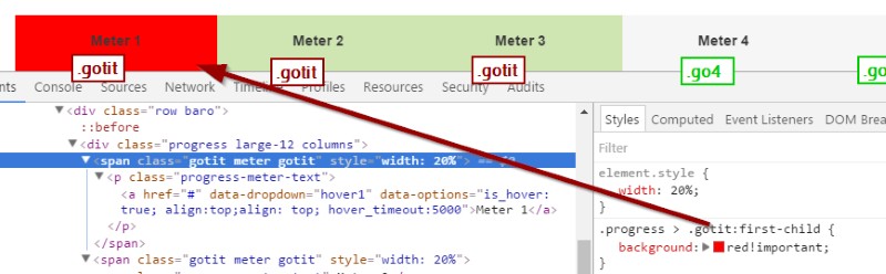 Dùng CSS child selector
