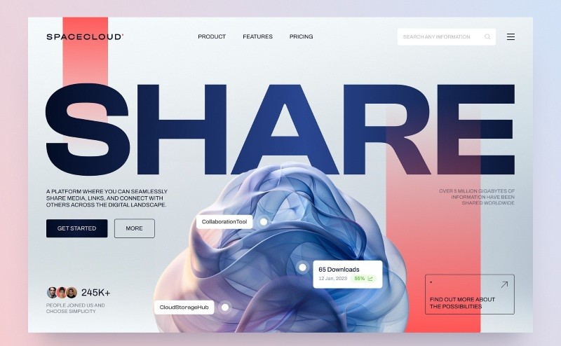 Experimental web