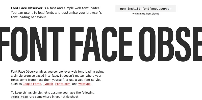 Flash of Unstyled Text FOUT