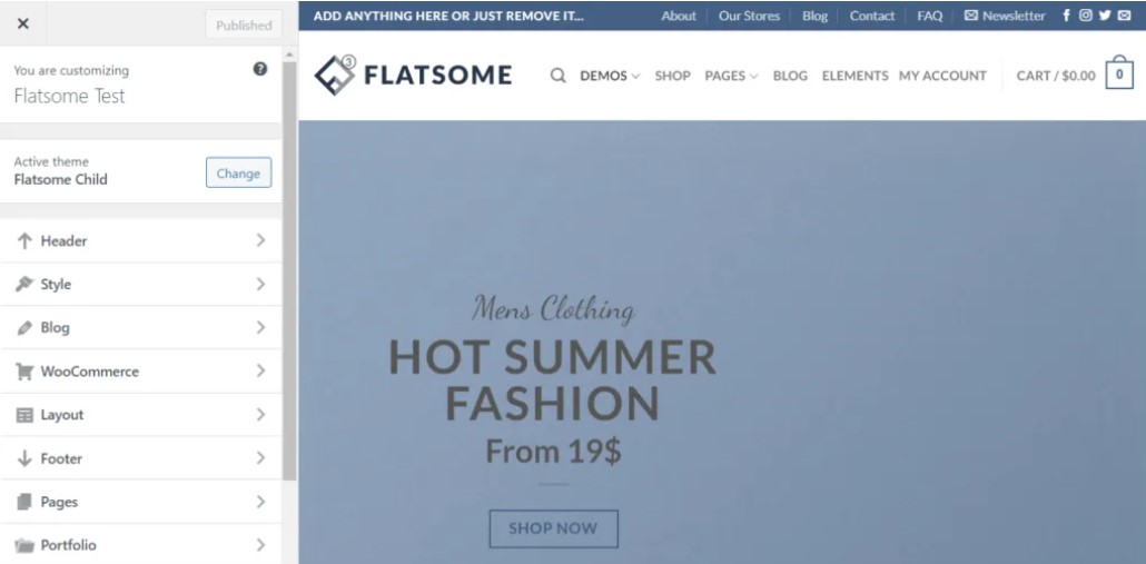 Flatsome Website