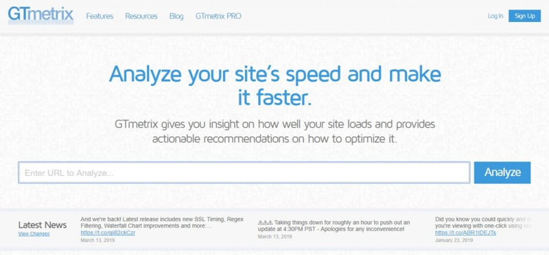 Gtmetrix công cụ kiểm tra tốc độ website