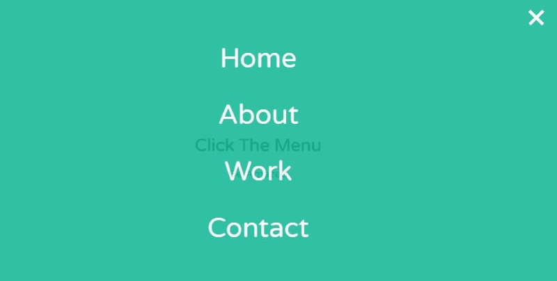 Hamburger menu CSS