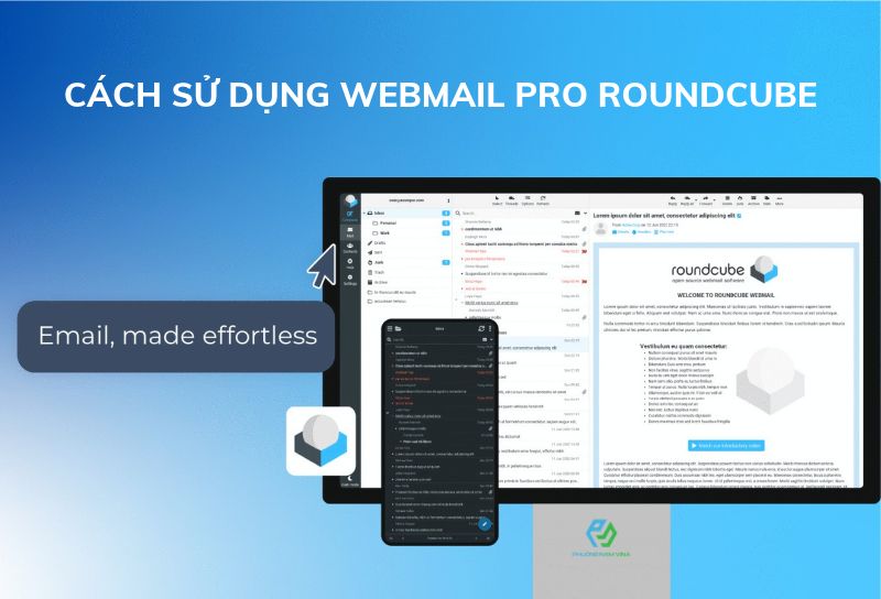 Hướng dẫn nhanh cách sử dụng Webmail Pro Roundcube