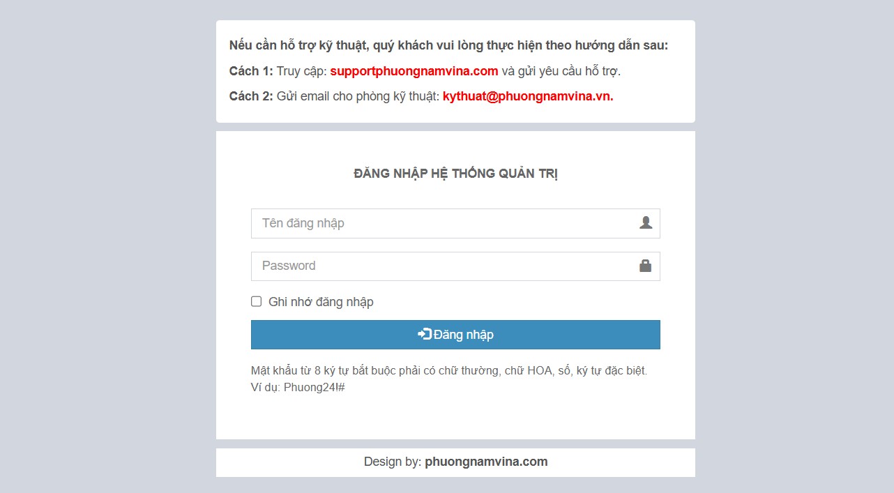 Hướng dẫn quản trị website giao diện trang admin mới