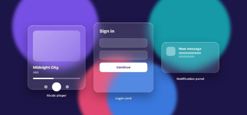 Hướng đến glassmorphism web design Hướng đến glassmorphism web design