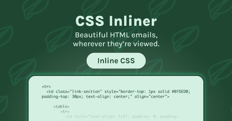 Inline CSS HTML