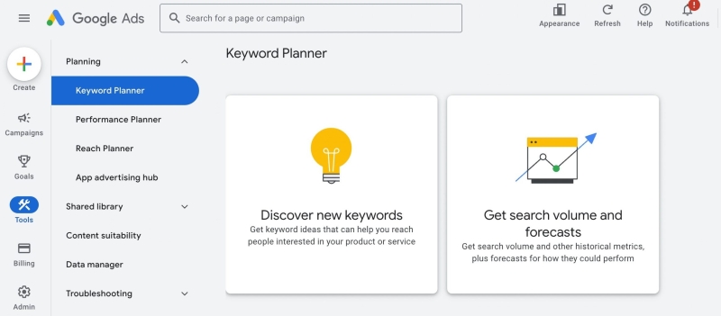 Keyword Planner