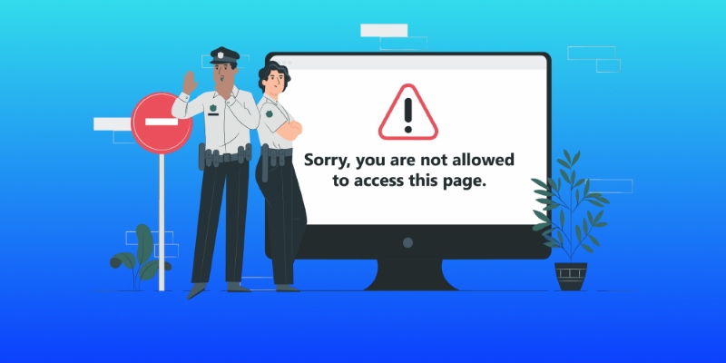 Khắc phục lỗi Sorry you are not allowed to access this page