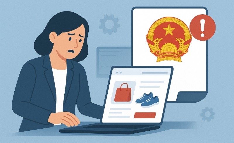 Không thông báo website với Bộ Công Thương bị xử phạt thế nào?