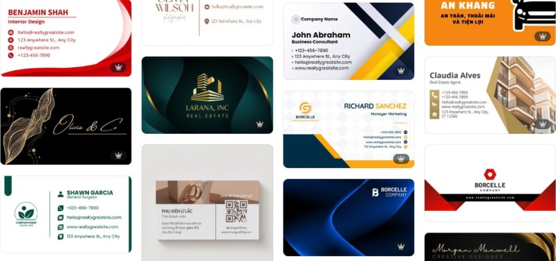 Kích thước card visit chuẩn kỹ thuật