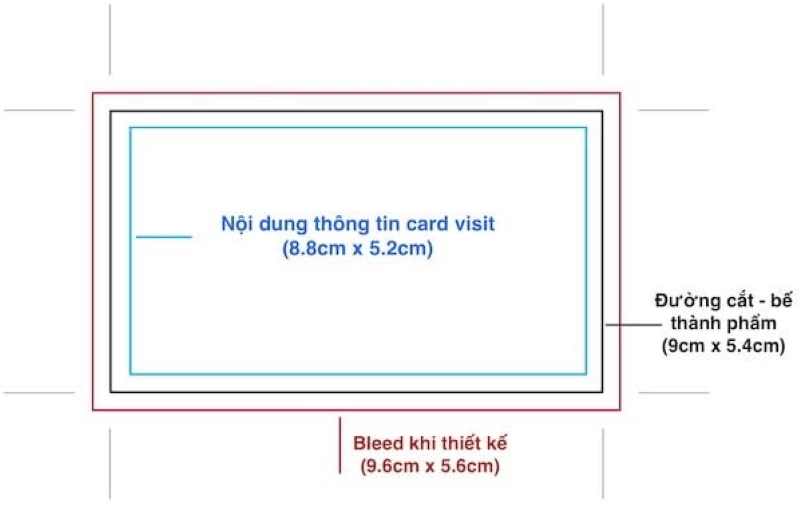 Kích thước card visit chuẩn