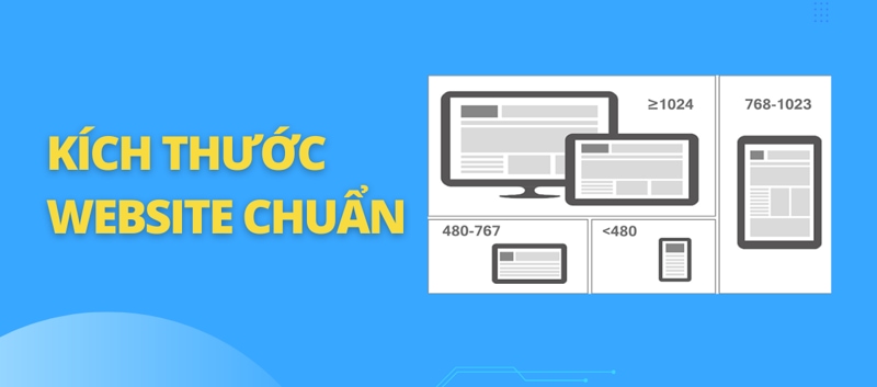 Kích thước website chuẩn để mang lại trải nghiệm tối ưu