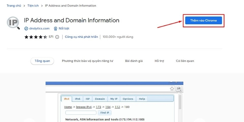 Kiểm tra IP trang web