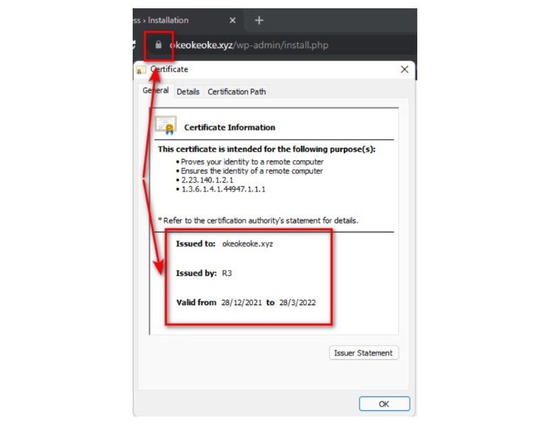 Kiểm tra Let's Encrypt Kiểm tra Let's Encrypt