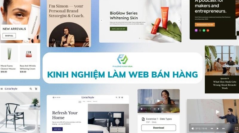 Kinh nghiệm làm web bán hàng​ online giúp bạn x3 doanh số