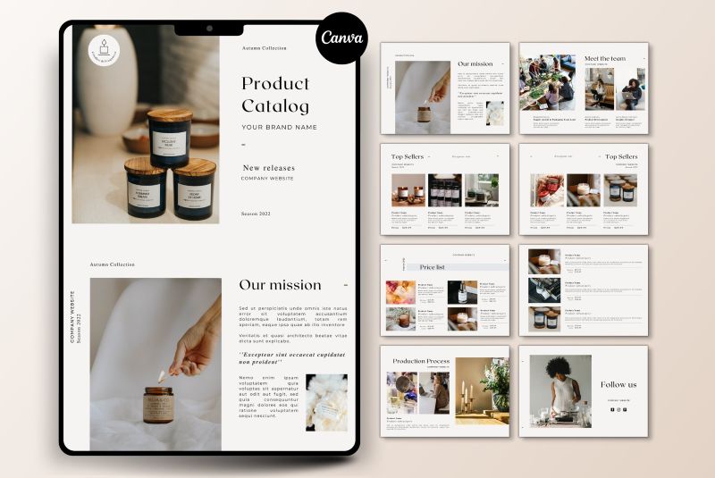 Làm catalog chi tiết