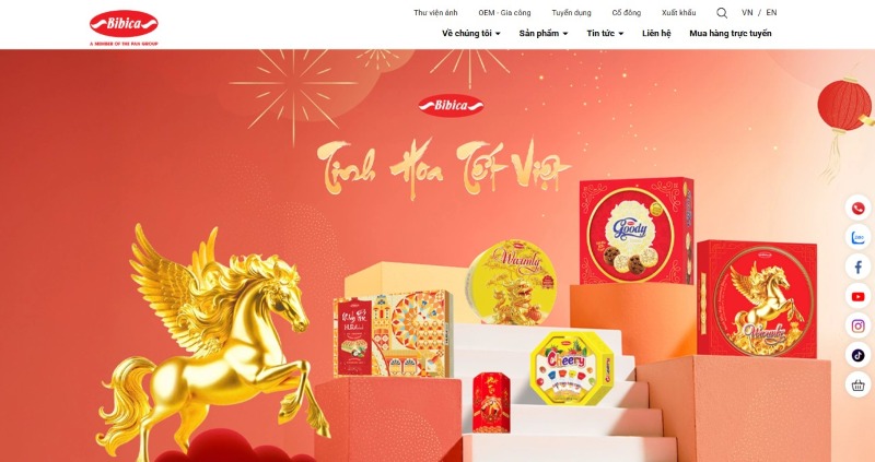 Làm website bán bánh kẹo