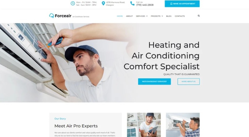 Làm website điện lạnh