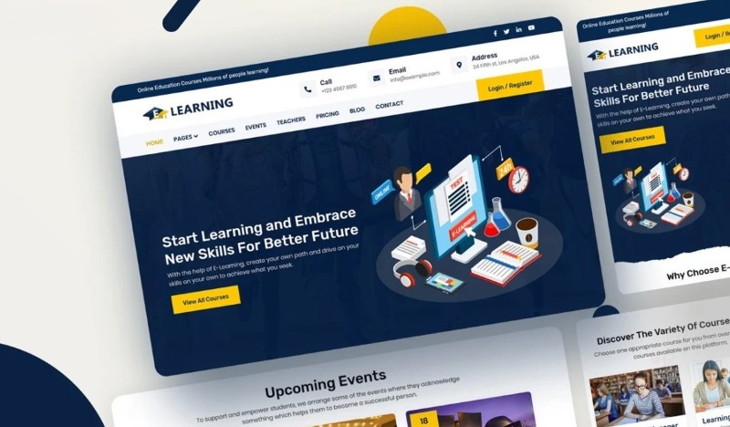 Làm website e-learning