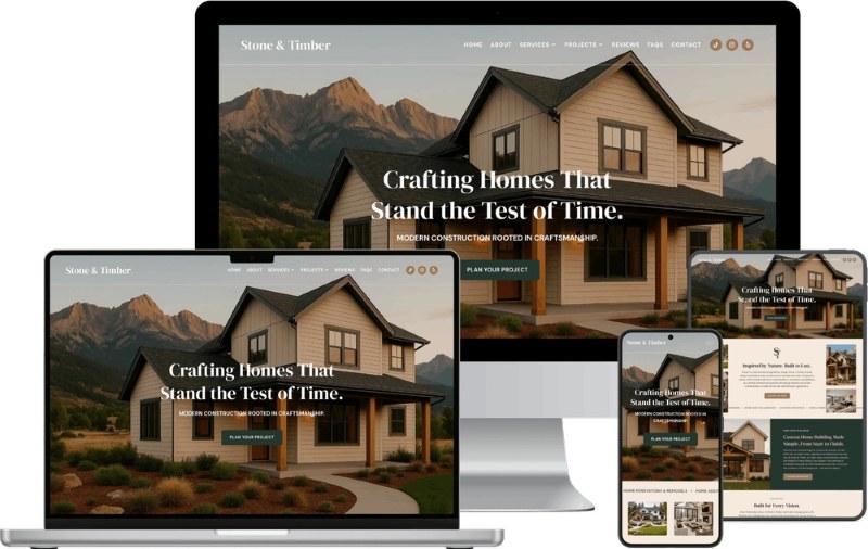 Làm website nhà gỗ Làm website nhà gỗ