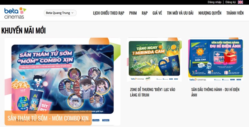 Làm website rạp chiếu phim