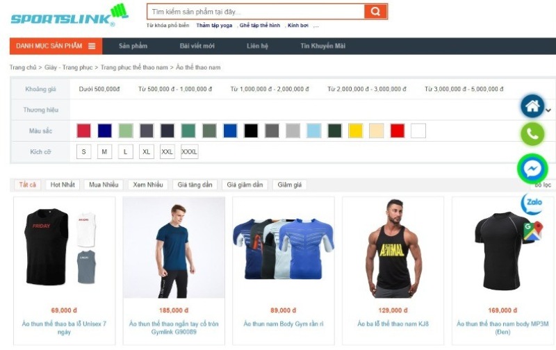 Làm website thể thao Làm website thể thao