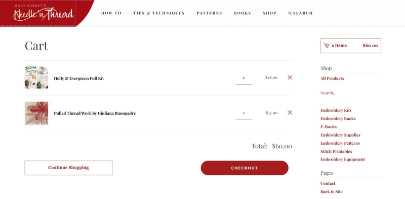 Làm website tranh thêu