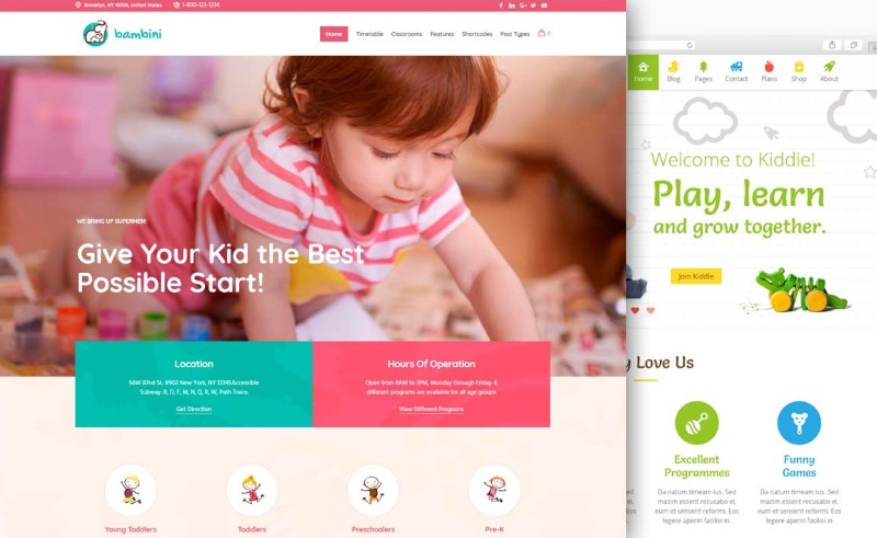 Làm website trường mầm non