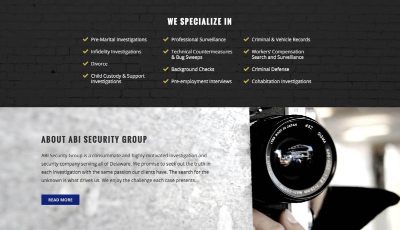 Làm website văn phòng thám tử Làm website văn phòng thám tử