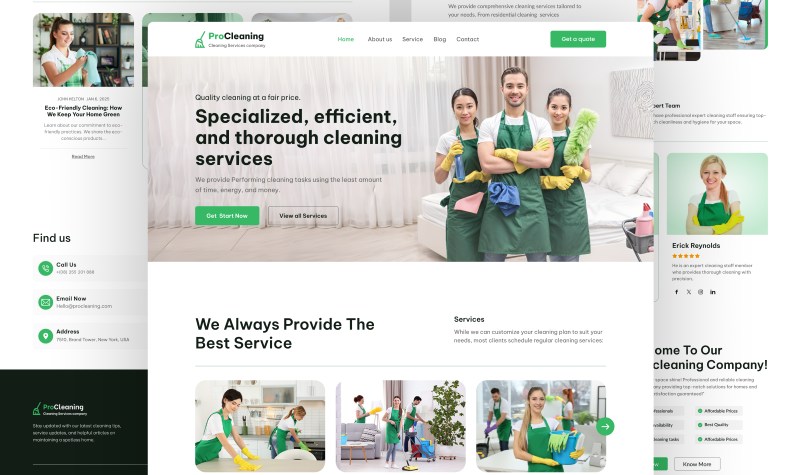 Làm website vệ sinh