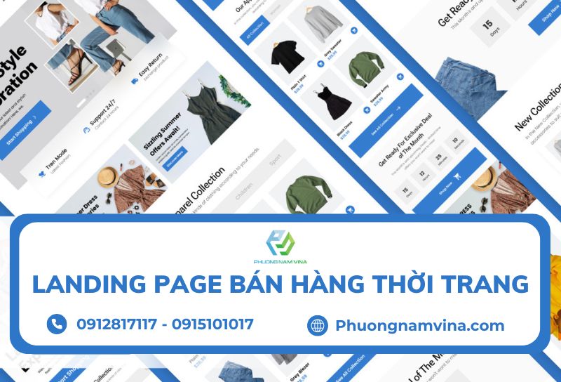 15+ mẫu landing page bán hàng thời trang đẹp, chuyển đổi cao