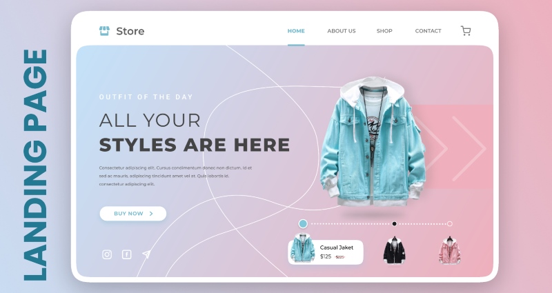 Landing page bán hàng thời trang là gì?