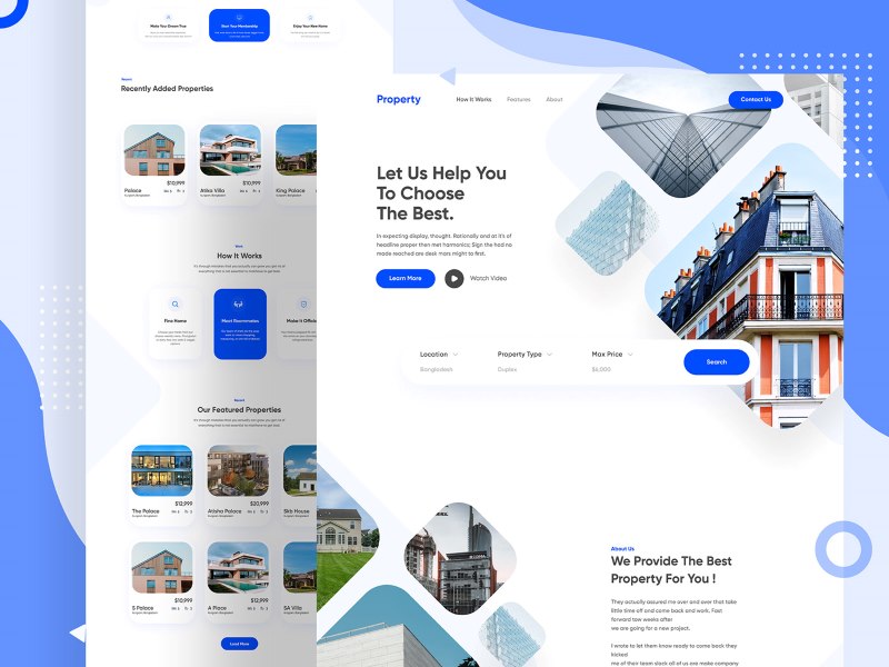 Landing page giới thiệu bất động sản