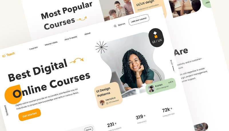 Landing page khóa học