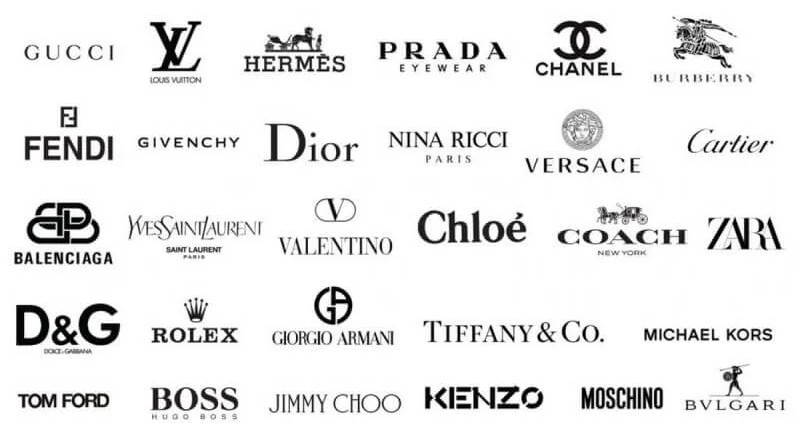 Logo thương hiệu thời trang nổi tiếng