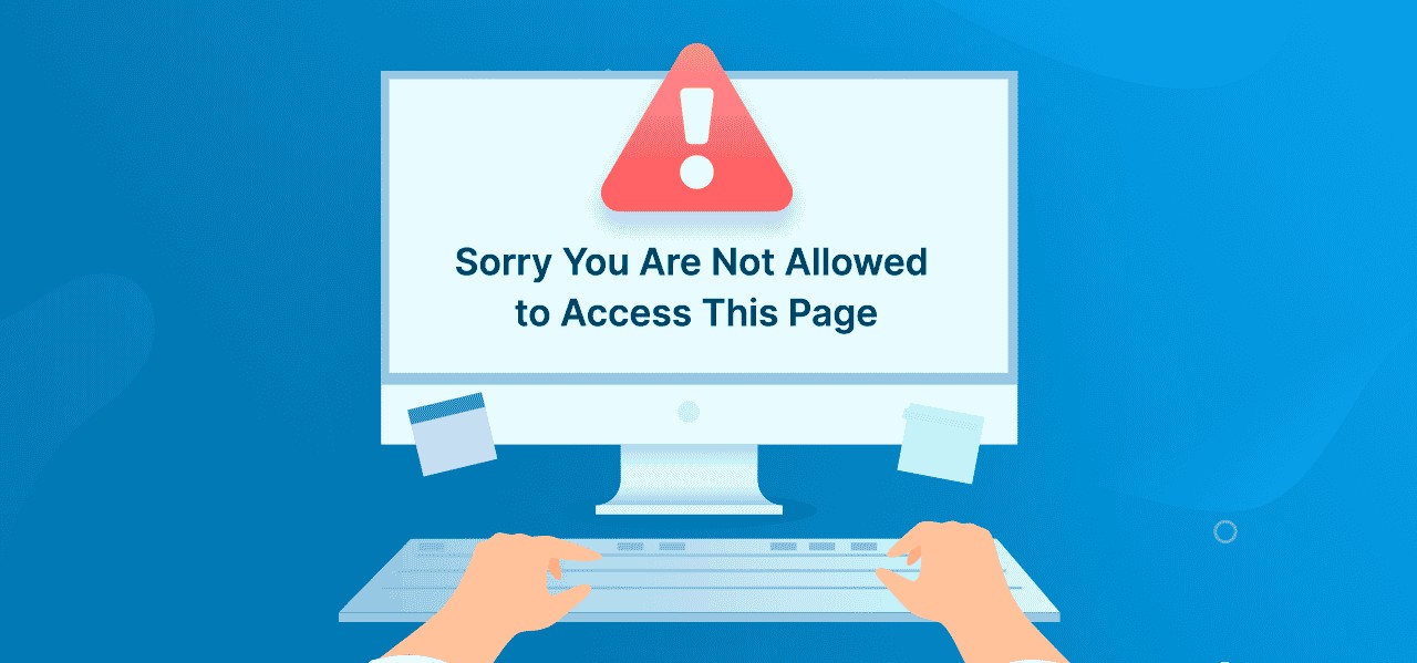 Lỗi Sorry you are not allowed to access this page