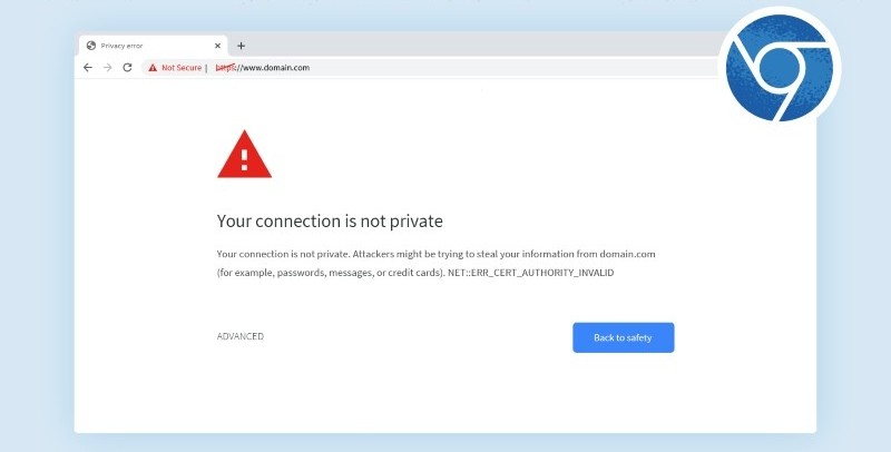 Lỗi your connection is not private