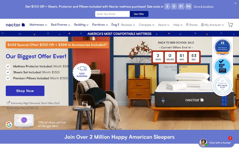 Mẫu banner web bán hàng